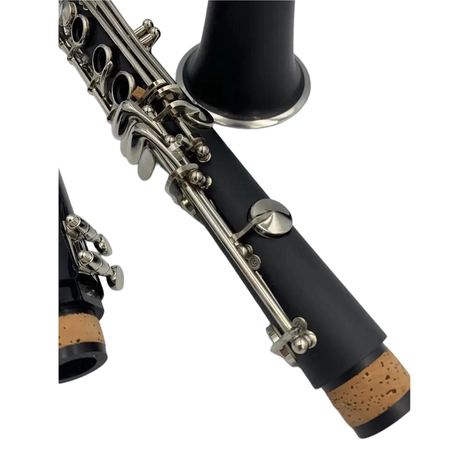 Instrumentos De Viento Madera En Si Bemol Tubo Negro Para Clarinete Con Estuche Y Accesorios