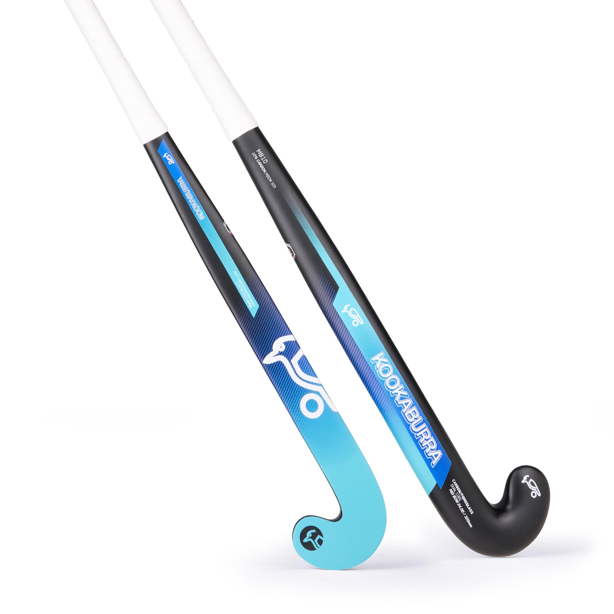 Kookaburra MB10 Blue Hockey Stick – 36.5" light - M Bow 320, 10% Carbon