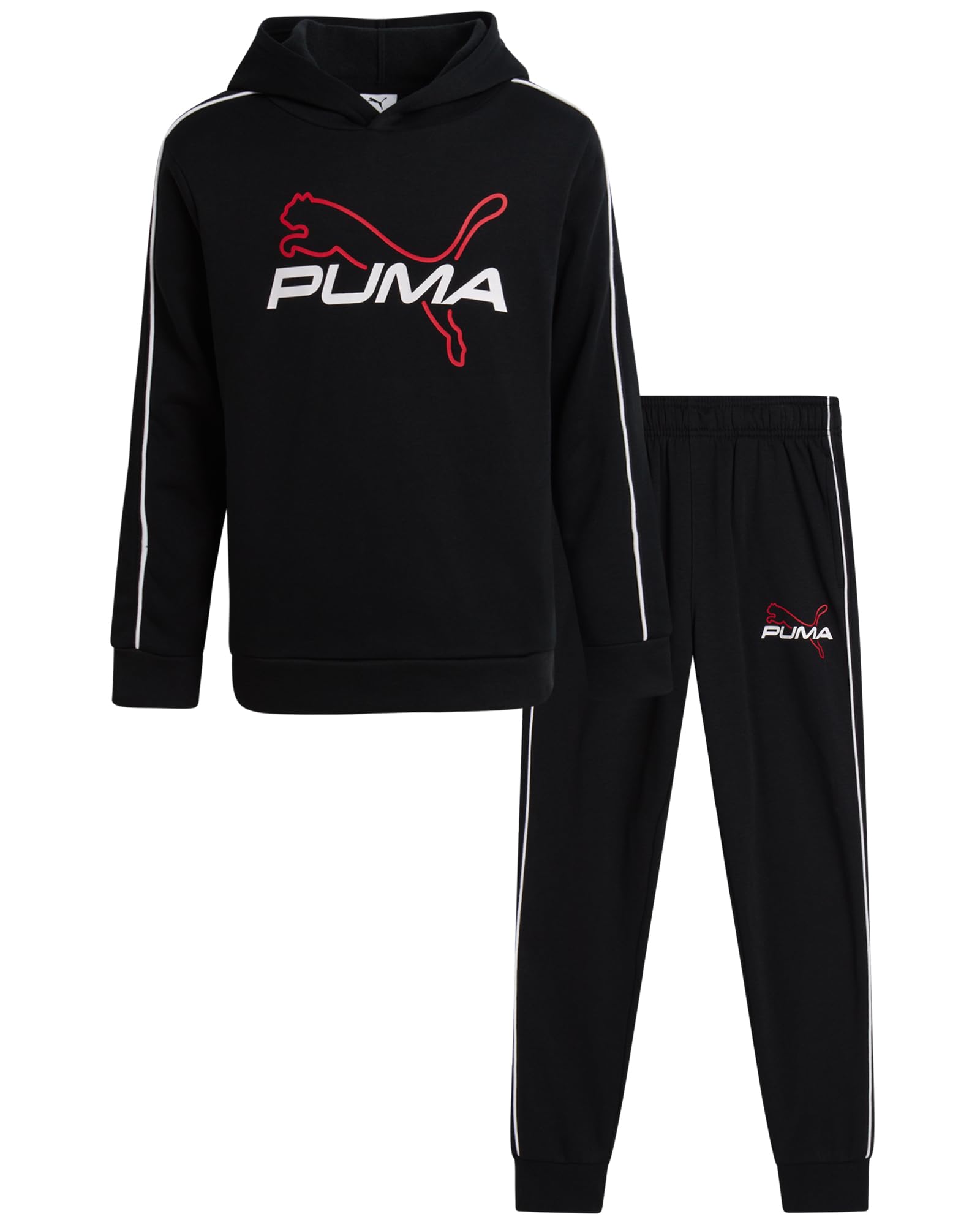Boys 2 Piece Fleece Pullover Hoodie Sweatshirt & Jogpants (Sizes 8-16)