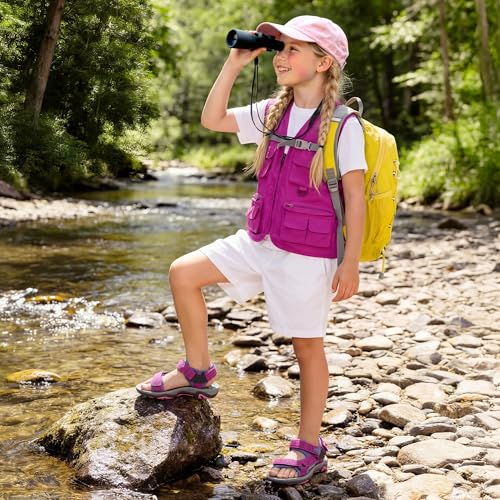 Image of DREAM PAIRS Boys Girls Sandals Kids Adventurous Light-Weight Adjustable Straps Summer Water Shoes (Toddler /Little Kid /Big Kid)
