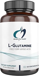 Designs for Health L Glutamine Capsules - 850mg Vegetarian Amino Acids Supplement to Support Muscle Recovery, Digestive, I...