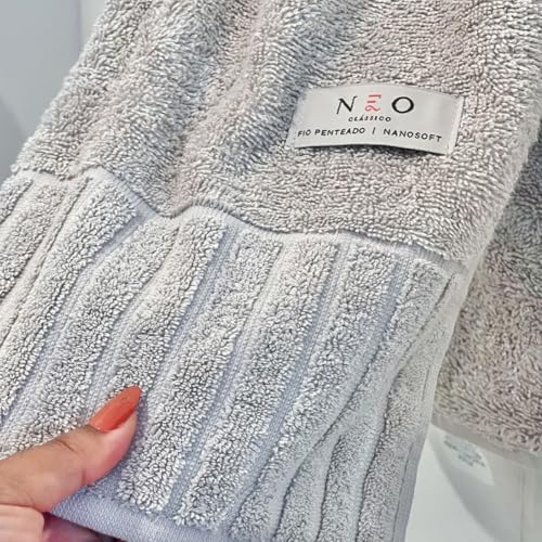 Jogo Toalha De Banho e Rosto Velour 500g/m² Camesa, 100% Algodão, 02 Peças, Toque Super Macio, Aconc