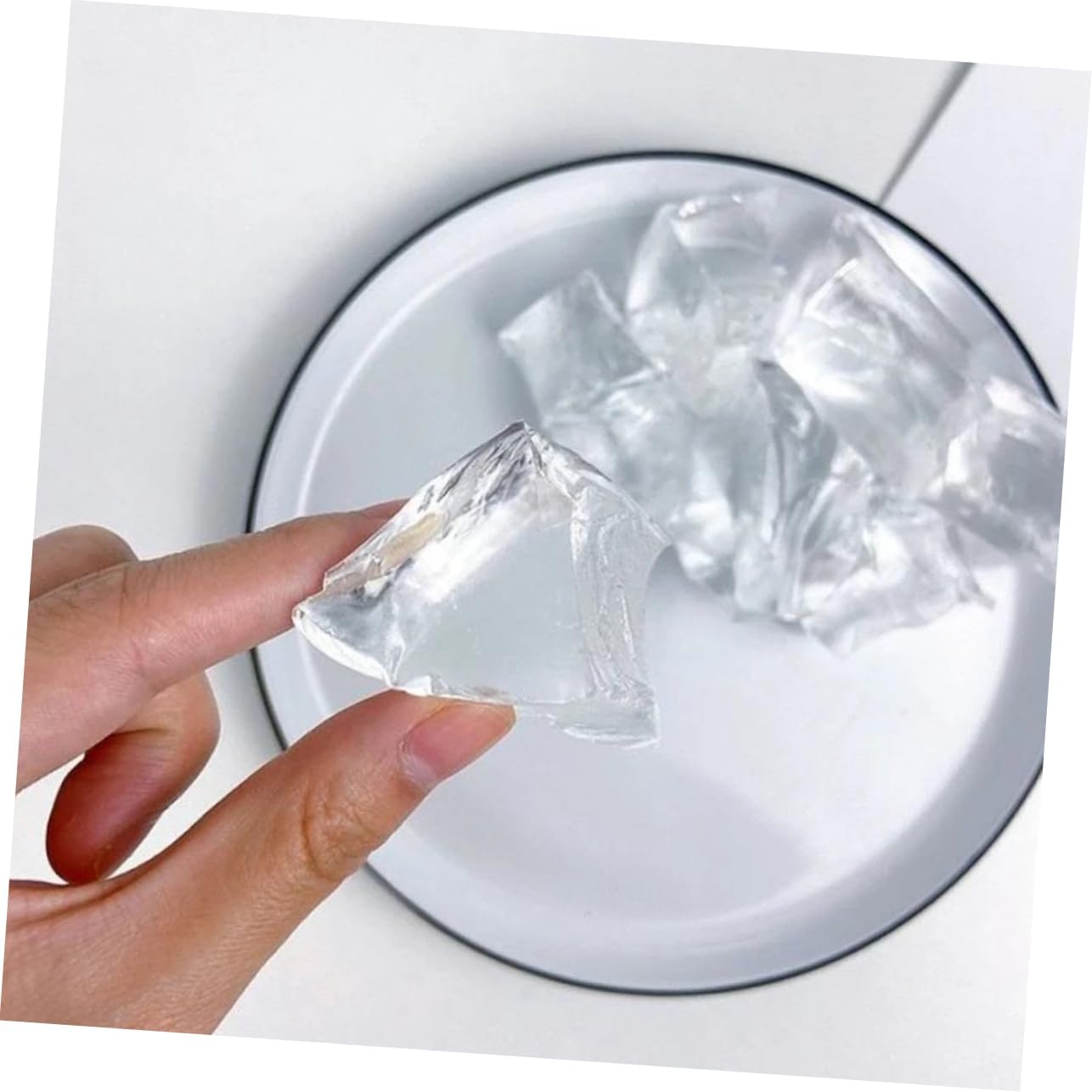 Angoily 2pcs Transparent for Candle Making Crafting Material for Parties Birthdays and Special Occasions Clean Burning Natural Wax for Creative