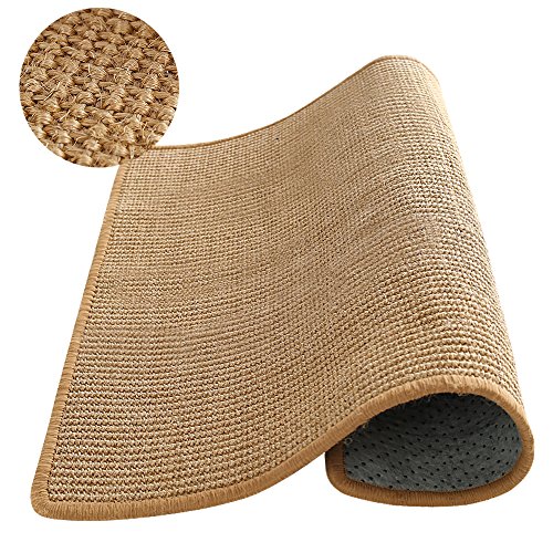 M&MKPET Natural Sisal Cat Scratcher Mat,Scratch Pad for Cat Grinding Claws & Protecting