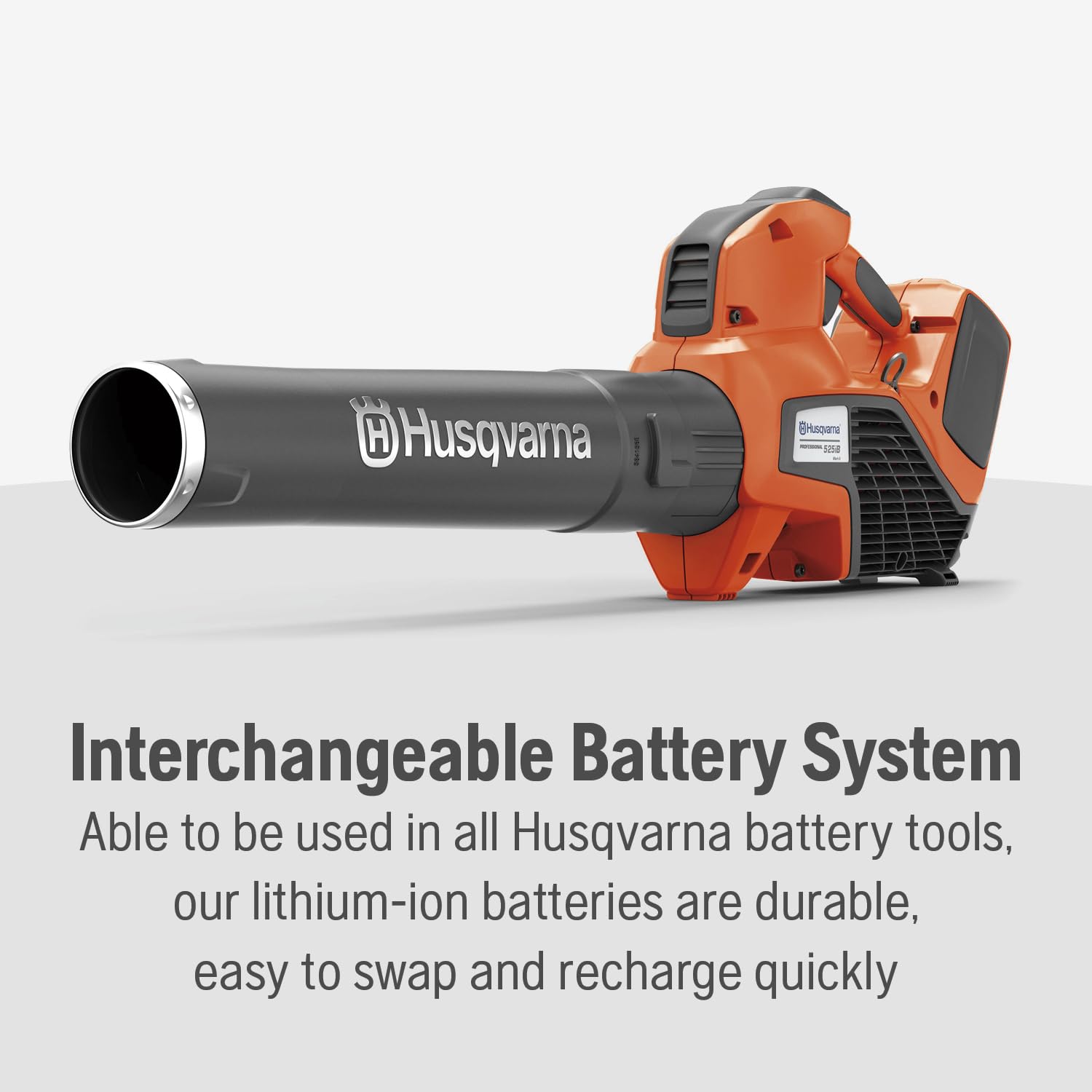 Husqvarna 525iB 40V 400-CFM Batteria portatile soffiatore foglia batteria e caricabatterie non inclusi (solo strumento)