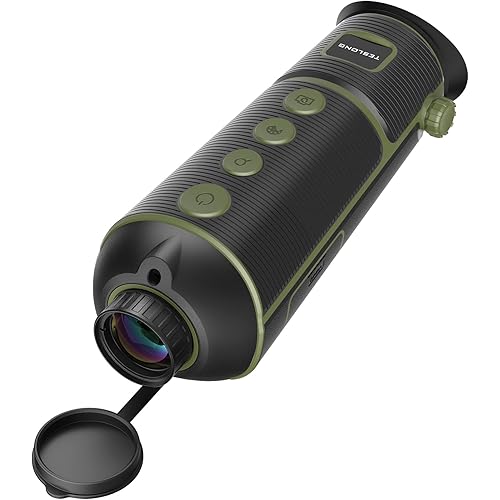Teslong Thermal Monocular, 384x256 Thermal Imaging Monocular Handheld Infrared Thermal Scope, Weather-Resistant Thermal Binoculars Short Range Thermal Monocular for Outdoor Camping, Travel