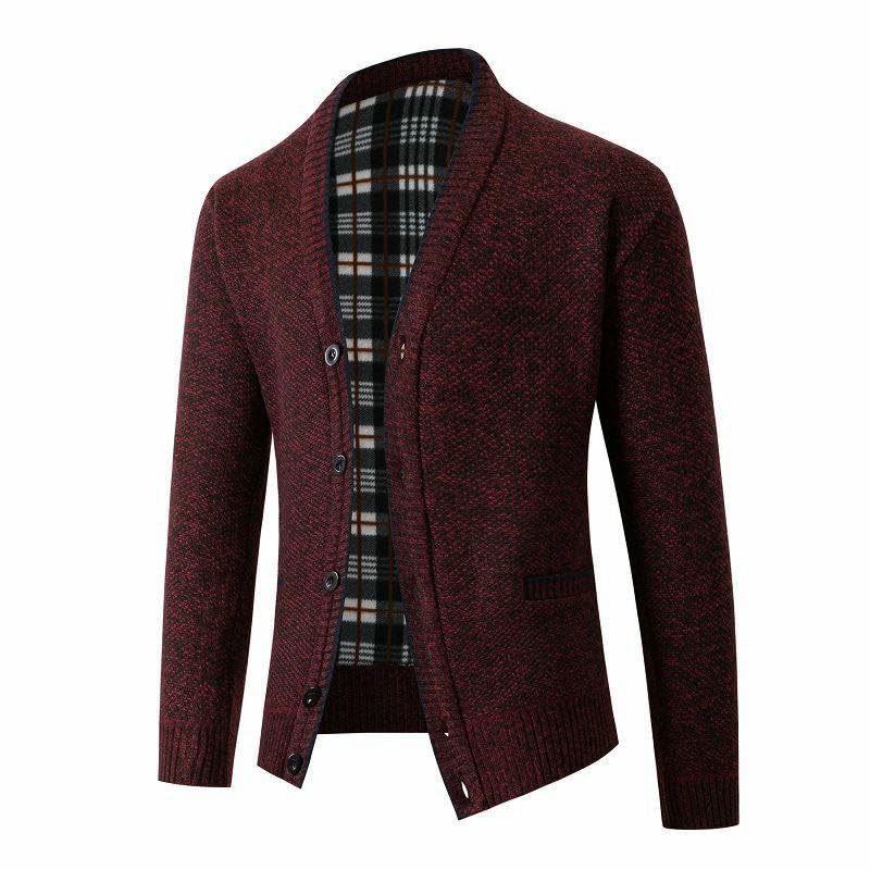 Cárdigan de punto de cachemira chaqueta ligera de entretiempo otoño 5