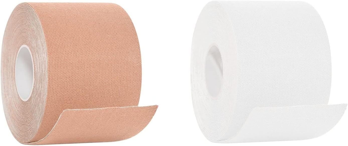 GLAMORASBoobTape for Women Breast Lift Tape for Strapless Dress Nipple Tape, Multipurpose Body Tape for Breast Push Up Booby Tape Nude