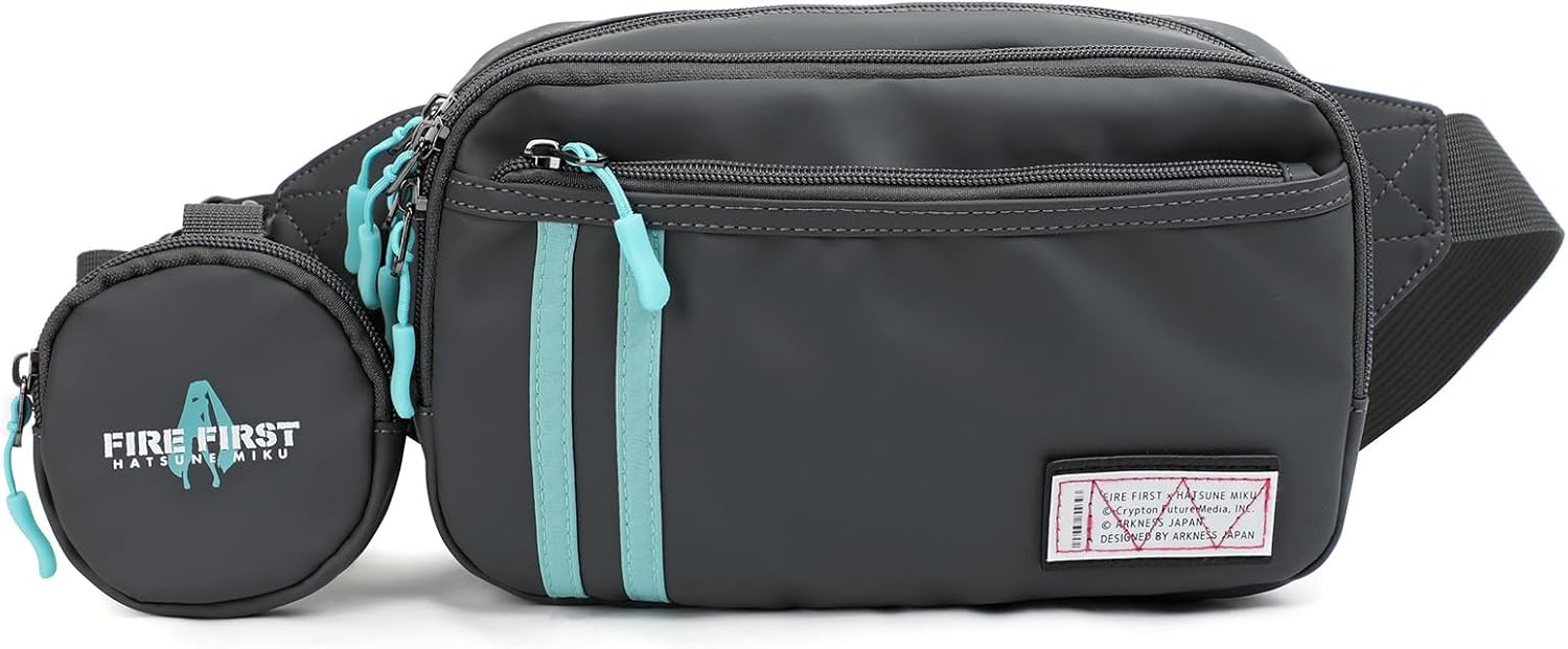 FIREFIRST X Hatsune Miku Collaboration Crossbody Bag,Miku Merch Suitable for Miku Cosplay Anime Shoulder Bag