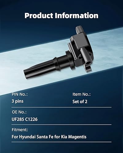 Vista 1173 de ECCPP Bobinas de encendido portátiles de repuesto para automóvil compatibles con Infiniti I30/para Nissan Maxima 3.0L V6 2000-2001 Reemplazo