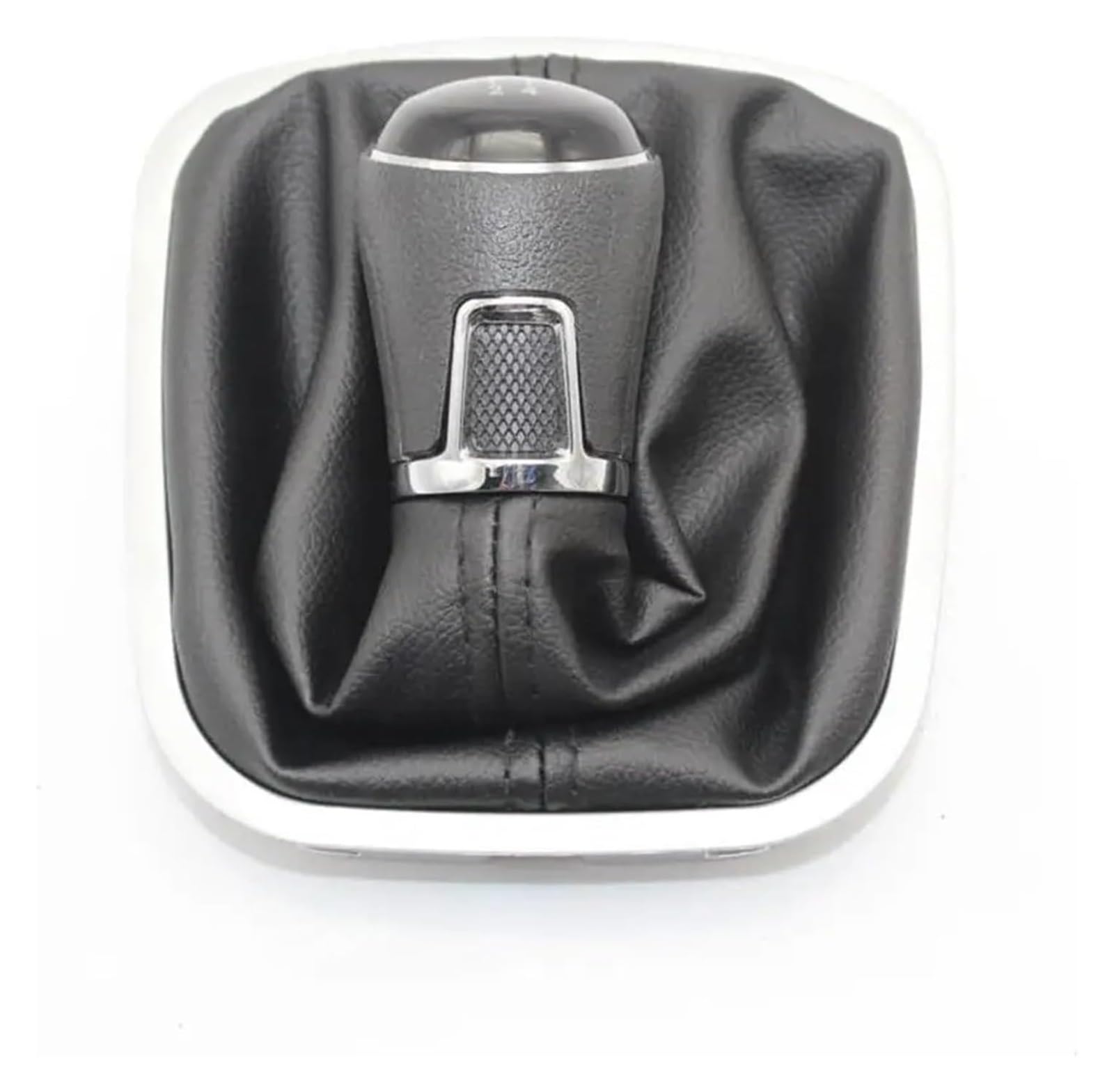 Pomelli Leva Cambio Auto Per VW Per Polo 6R 6C 2009 2010 2011 2012 2013 2014 2015 2016 2017 2018 Pomello Del Cambio In Pelle A 5/6 Velocità Per Auto(6 Speed)