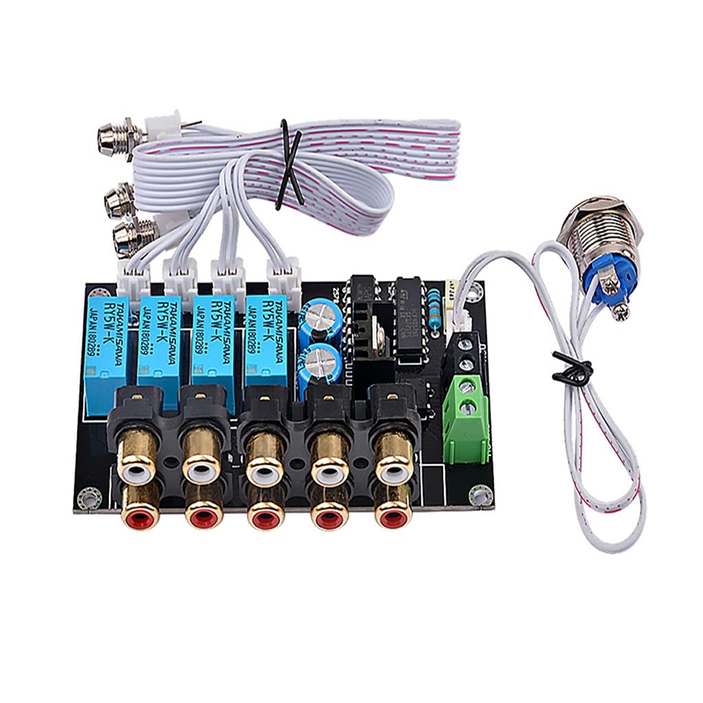Amazon.com: Stereo Amplifier Four Way HiFi Dc Ac Audio Switch Board ...