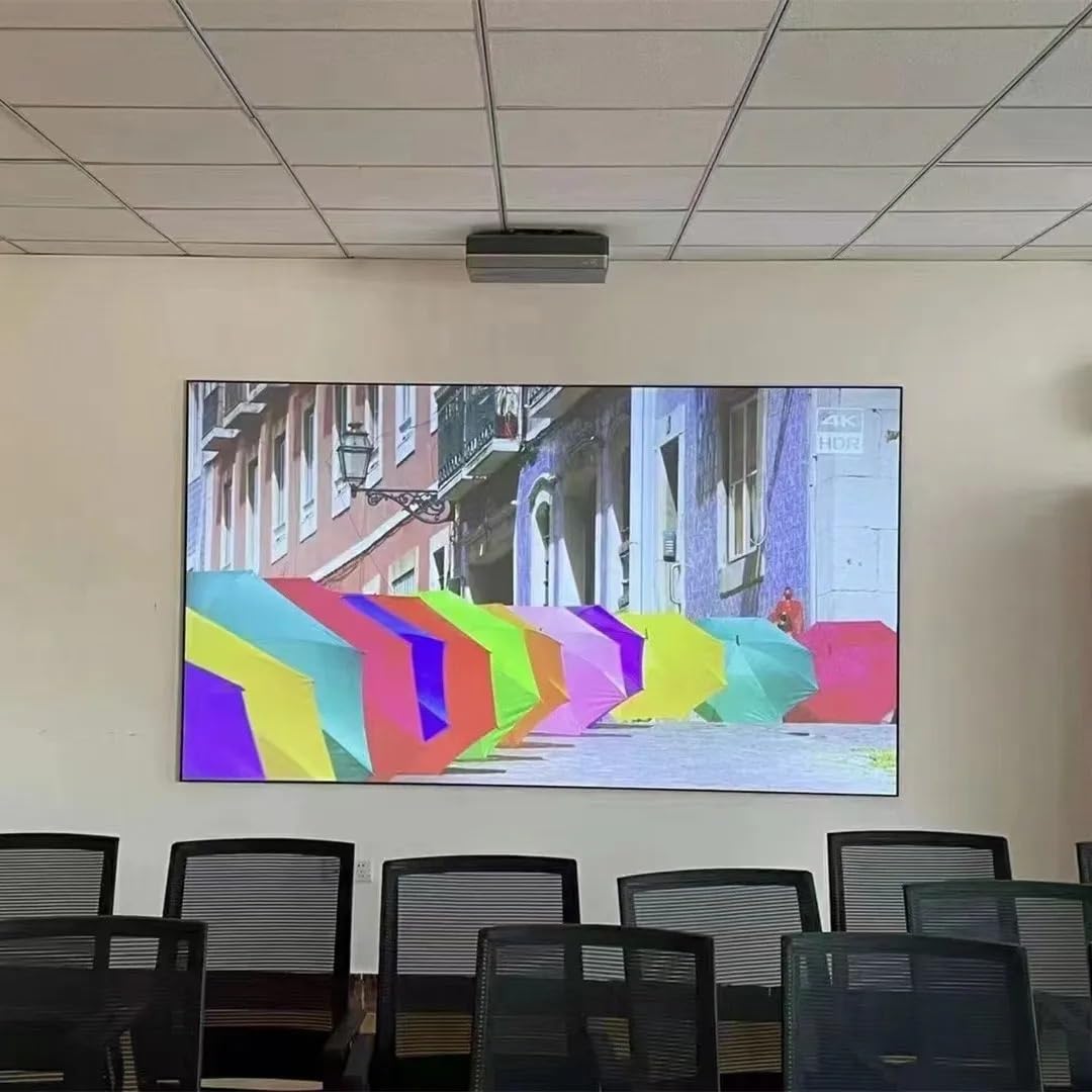 Ekrany projekcyjne Ekran projekcyjny z kryształową ramką ALR PET odrzucający światło otoczenia 30 "- 120" do projektora UST o ultrakrótkim rzucie Przenośny Ekran Projektora(30 inch)