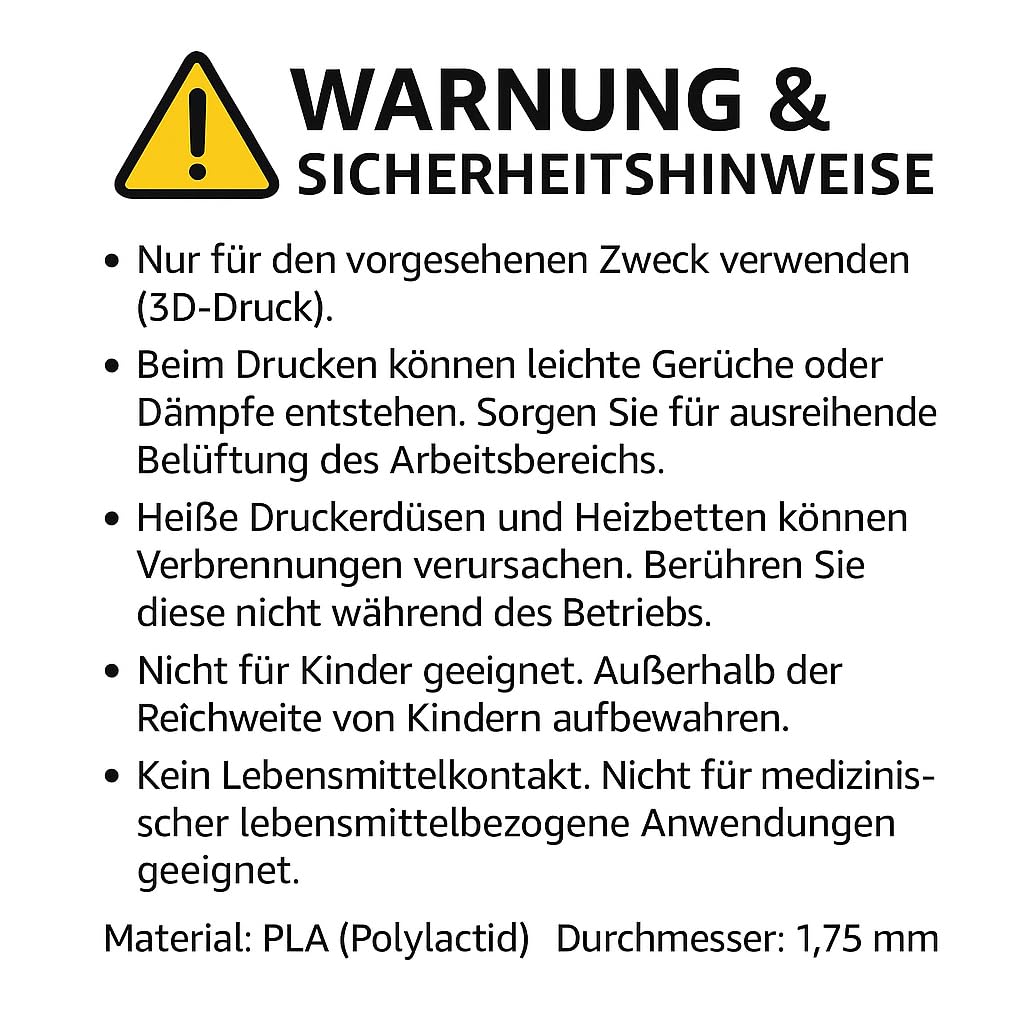 PLA-Filamentbündel für 3D-Drucker, einfarbiges PLA-Filament, 1,75 mm, für die meisten FDM-3D-Drucker, 1 kg x 16 Spulen