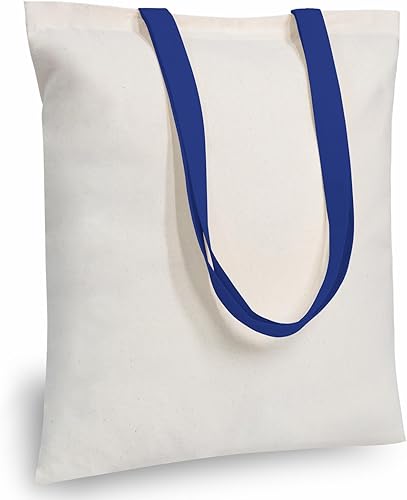 TOPDesign - Paquete de 6 bolsas de algodón de 16 x 15 pulgadas, ligeras, medianas y reutilizables, adecuadas para bricolaje, publicidad, promoción,