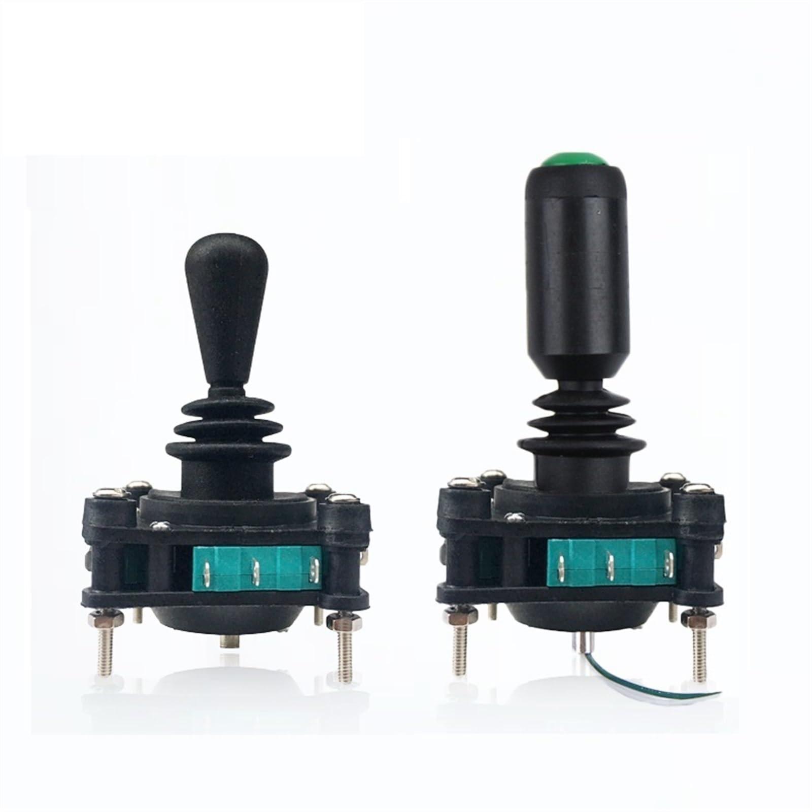 Hongkai Master Monolever Joystick Switches with Push Button 2 4 8 Way Reset Momentary Toggle Cross Rocker Switches SCV4 Sery(SCV4-YQ-05R2G)