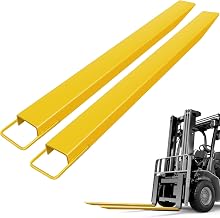 BestEquip 1 84inch Fork Extensions, Yellow