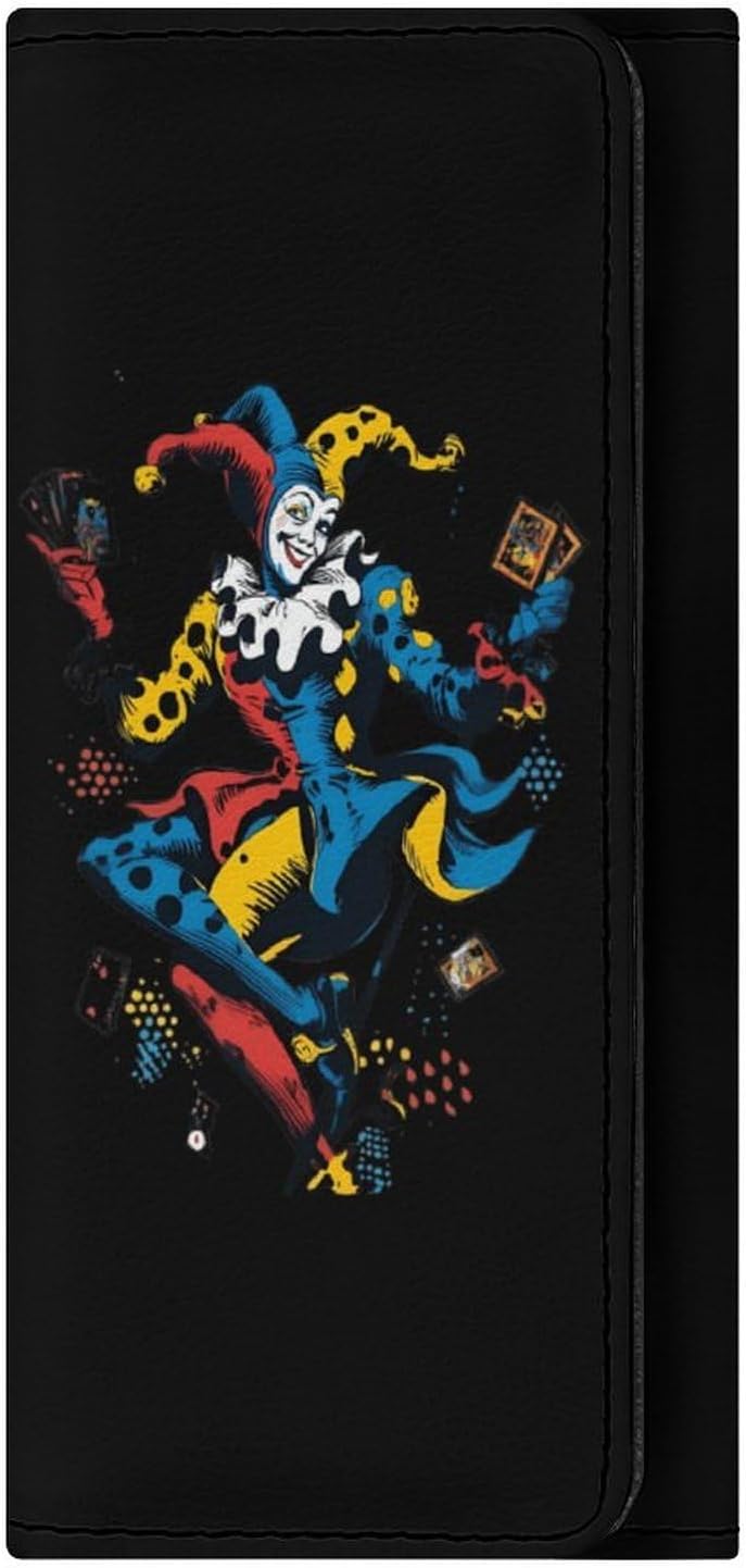 Jester Poker Funny Travel Trifold Wallet
