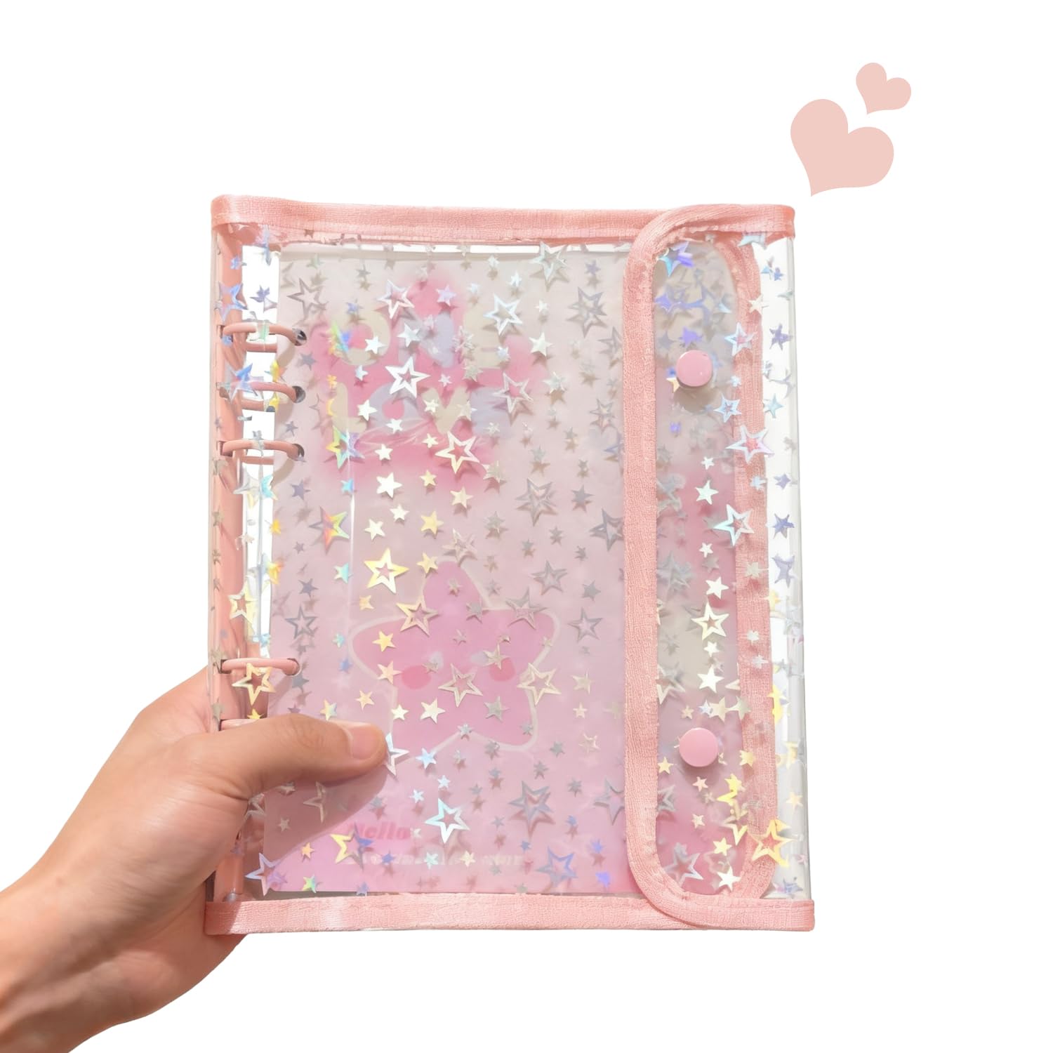 Amazon | シール帳 透明 A5シール帳 女の子 シールバインダー 四コマ内