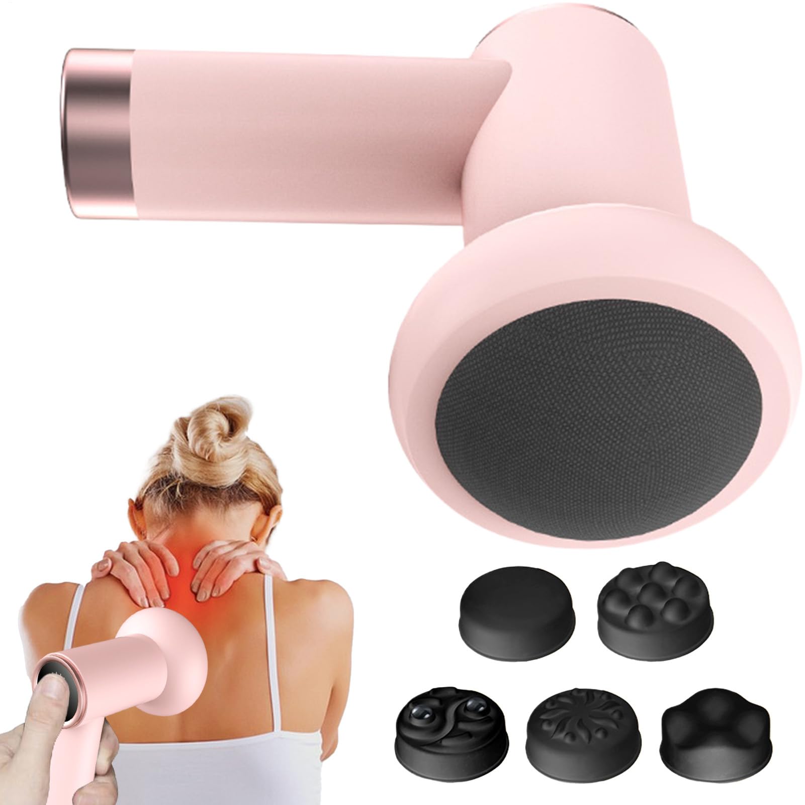 Masajeador Anticelulítico Herramienta para Reducir Celulitis | Rodillo Manual con 5 Cabezales para Modelar Abdomen, Espalda, Muslos y Vientre