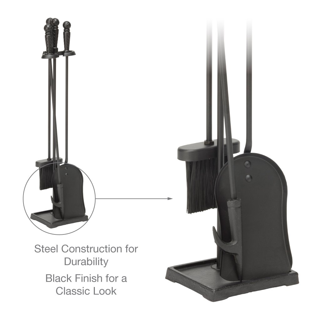 T40140BK - Fireset de 4 piezas, color negro 3
