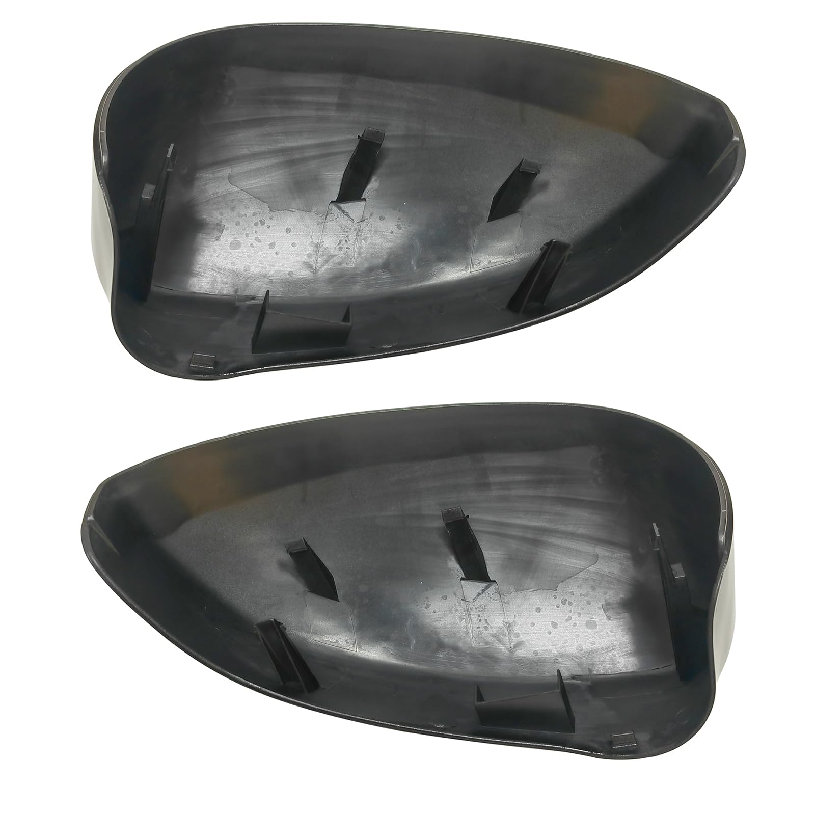 Calotta per specchietto laterale compatibile con Fiat 500 2007-2020 (nero lucido)