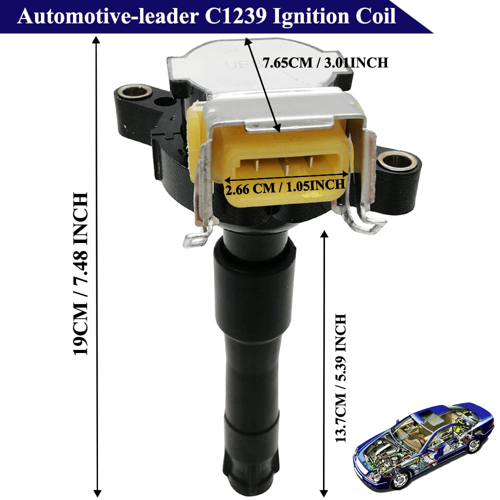 emi-kichi Automotive-leader 6Pcs C1239/ UF-300 /UF-354 Ignition Coils