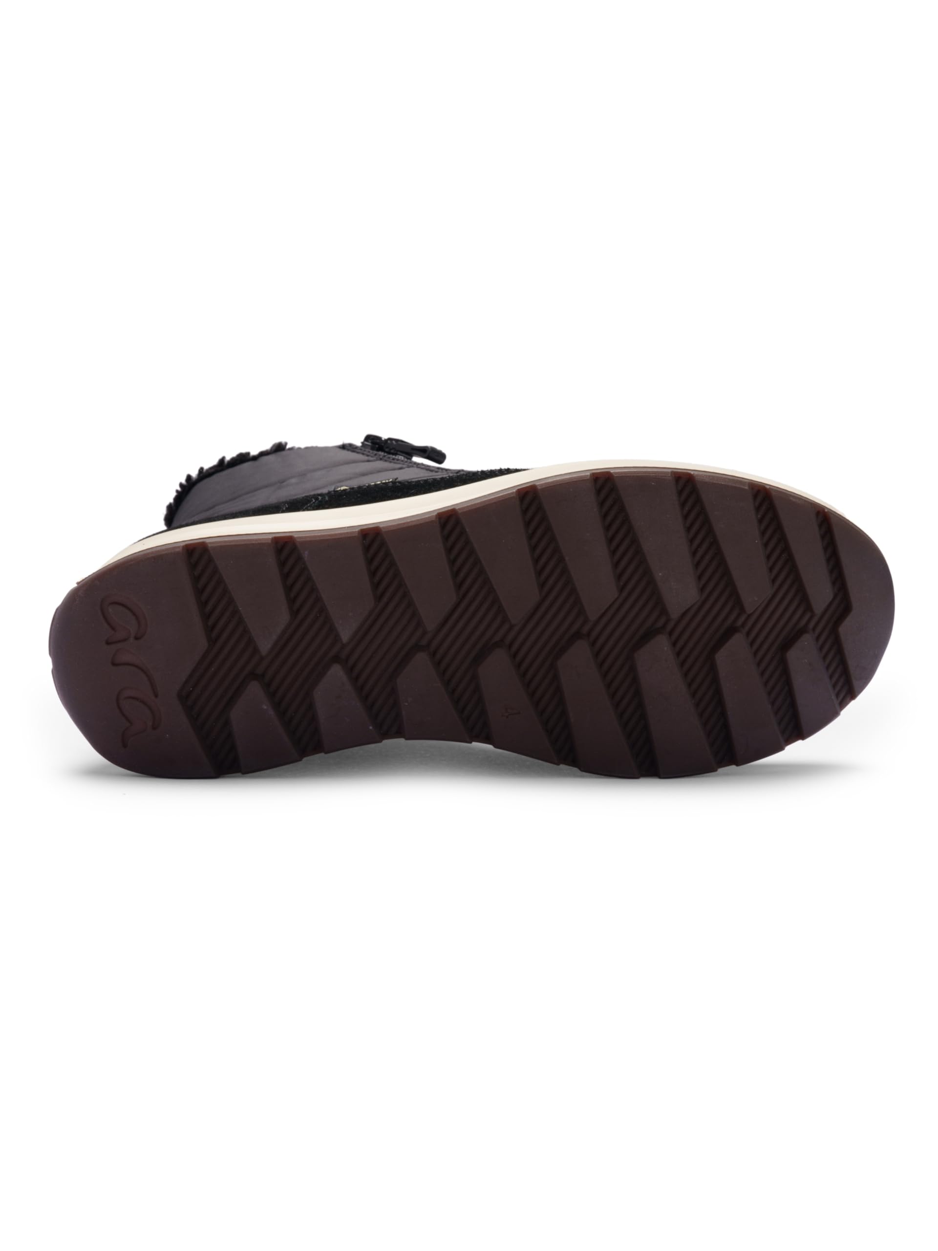 ARA Damen Schnürstiefelette New York schwarz,Amarone