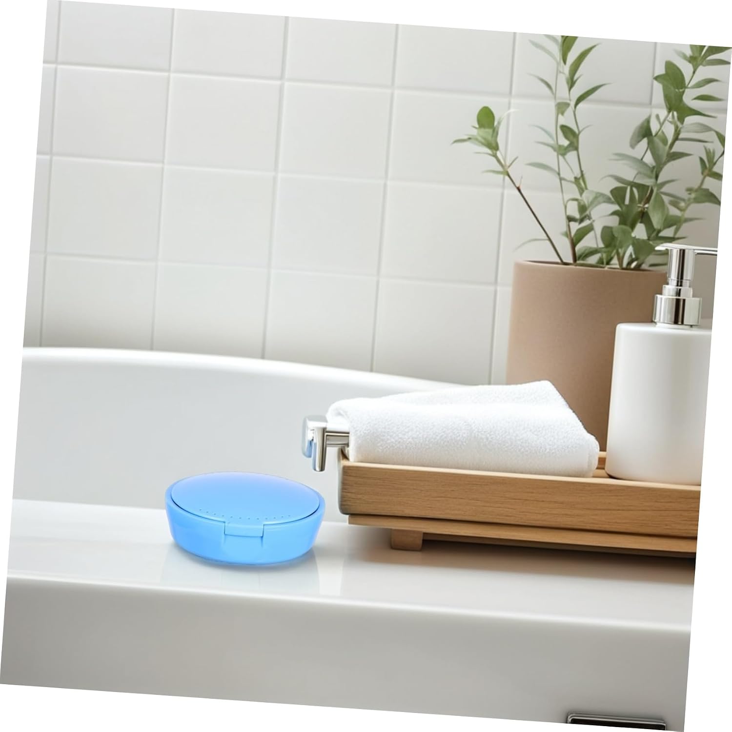 Retainer Holder Box Portable Tooth Storage Case Toothbrush Travel Case Tooth Organizer Box Sturdy Plastic Material
