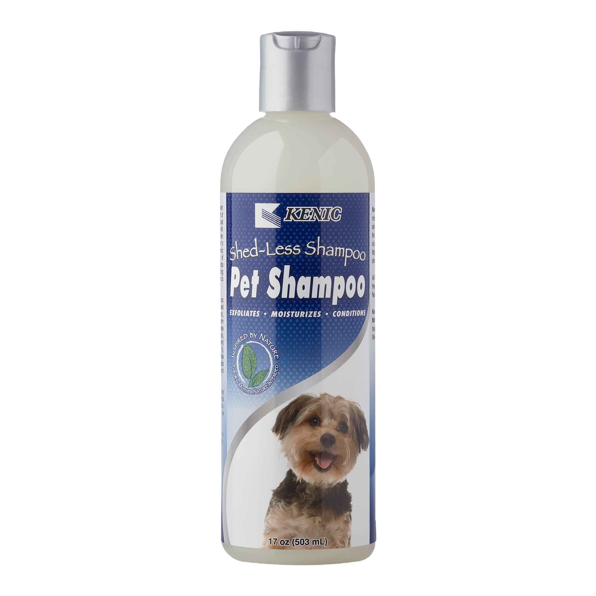 Shed-Less Speciality Conditioning Shampoo for Dogs, Gentle Unscented Formula, Soap Free, Made in USA