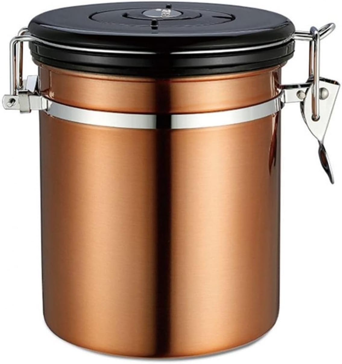WADRIWADRI Coffee Containers Coffee Beanes Tea Container Vent Valve Stainless Steel Box Storage Jar