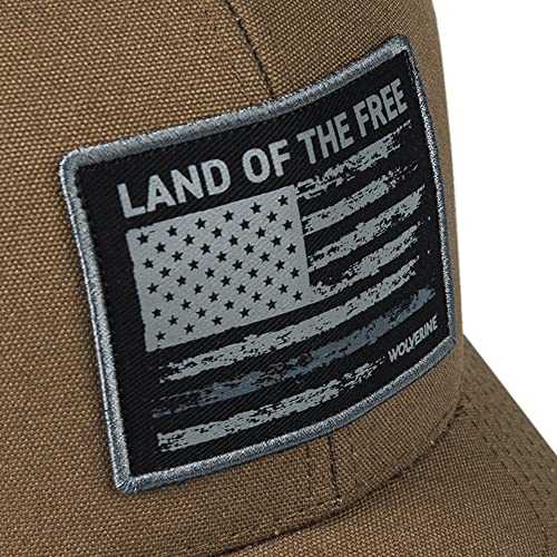 Image of Wolverine Trucker Hat | Mesh Back | Snapback | Adjustable | Rugged | Durable | Workwear