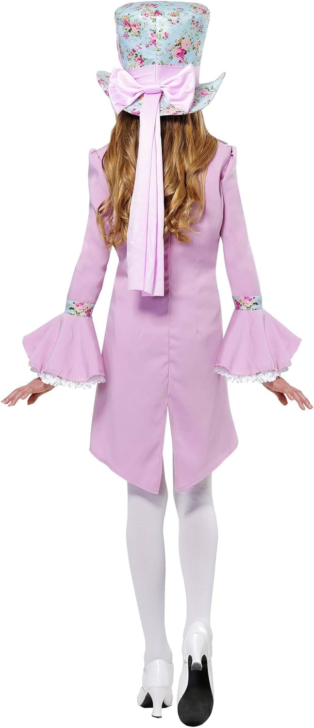 Fun Costumes Girls Mad Hatter Halloween Costume | Kids Wonderland Tea Party Complete Outfit for Themed Parties and Cosplay - Image 5