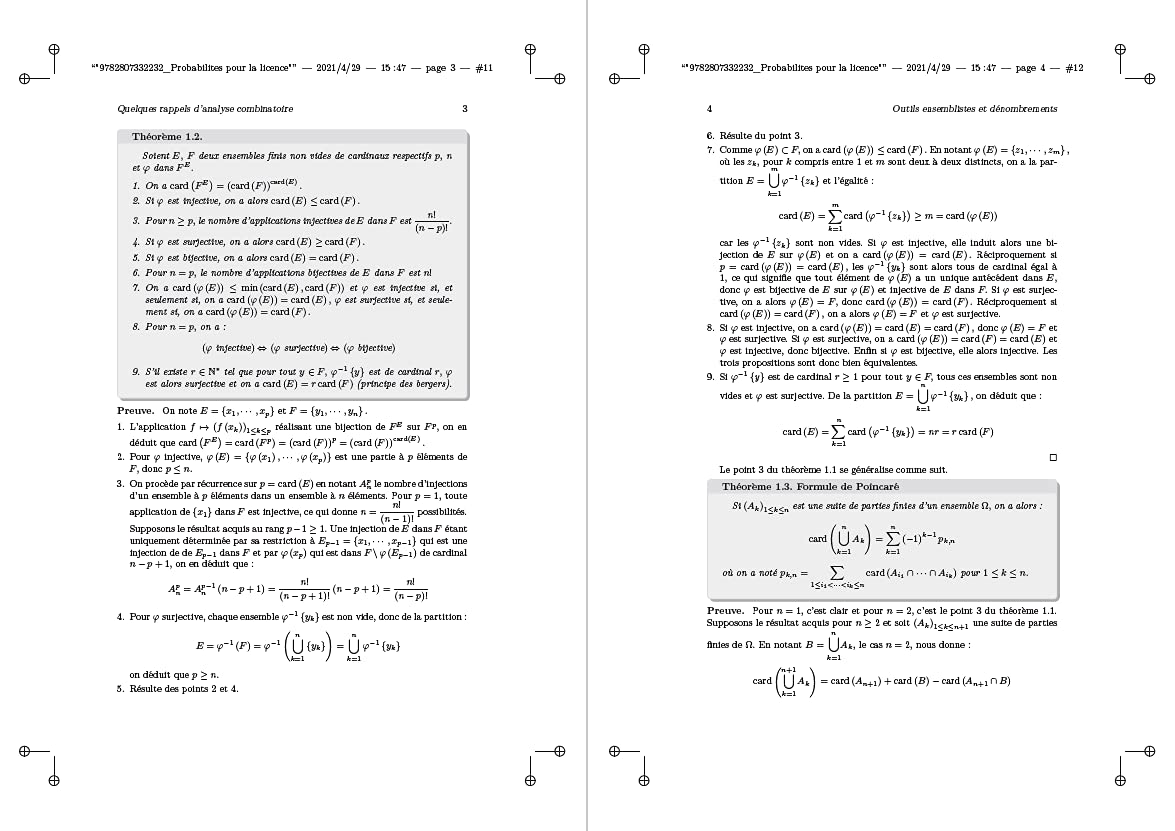 Probabilités pour la Licence: Cours complet avec 200 exercices corrigés