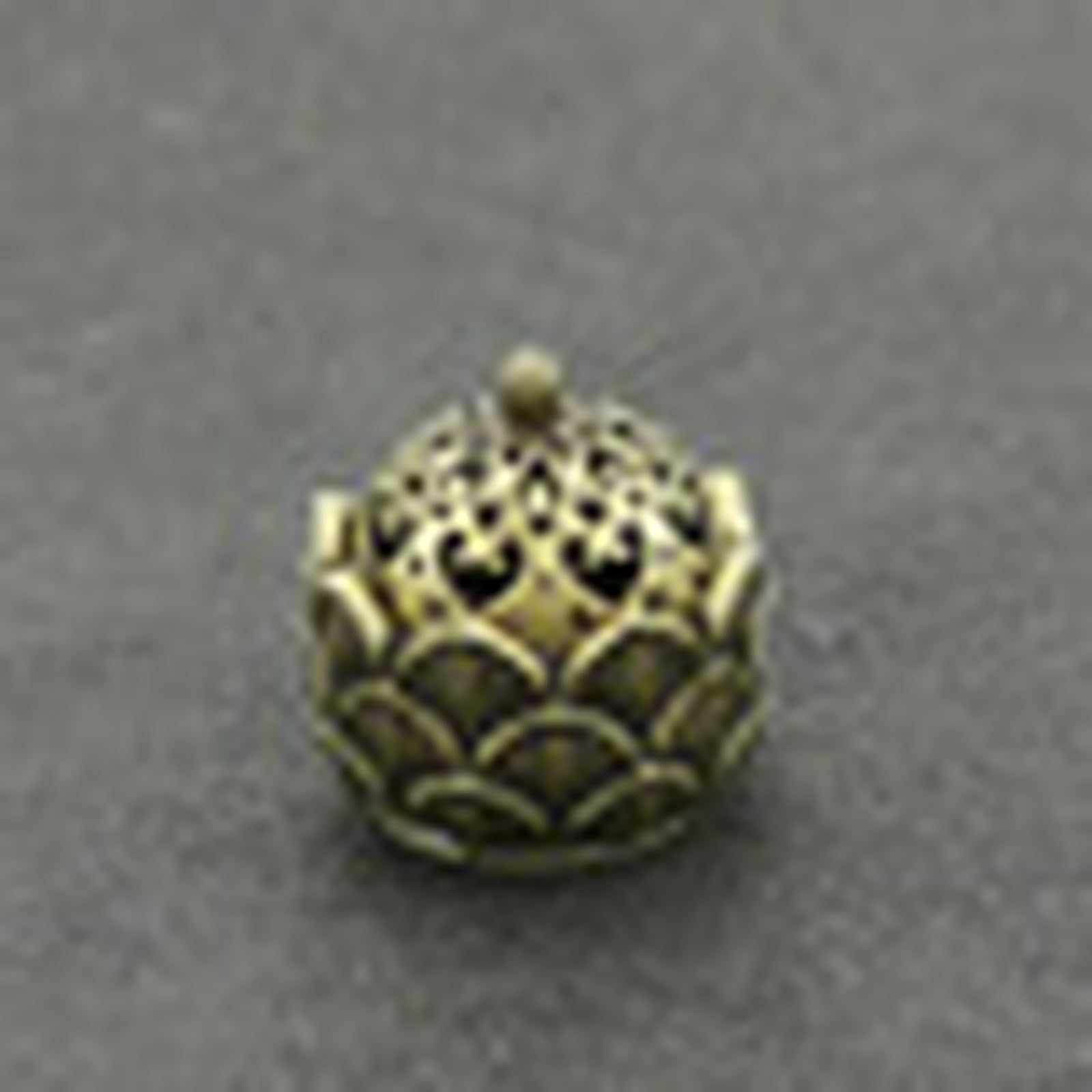 Handmade Bronze Incense Burner Sculpture Figurine Sculture For Living Room Home Office Desk Bedroom, M