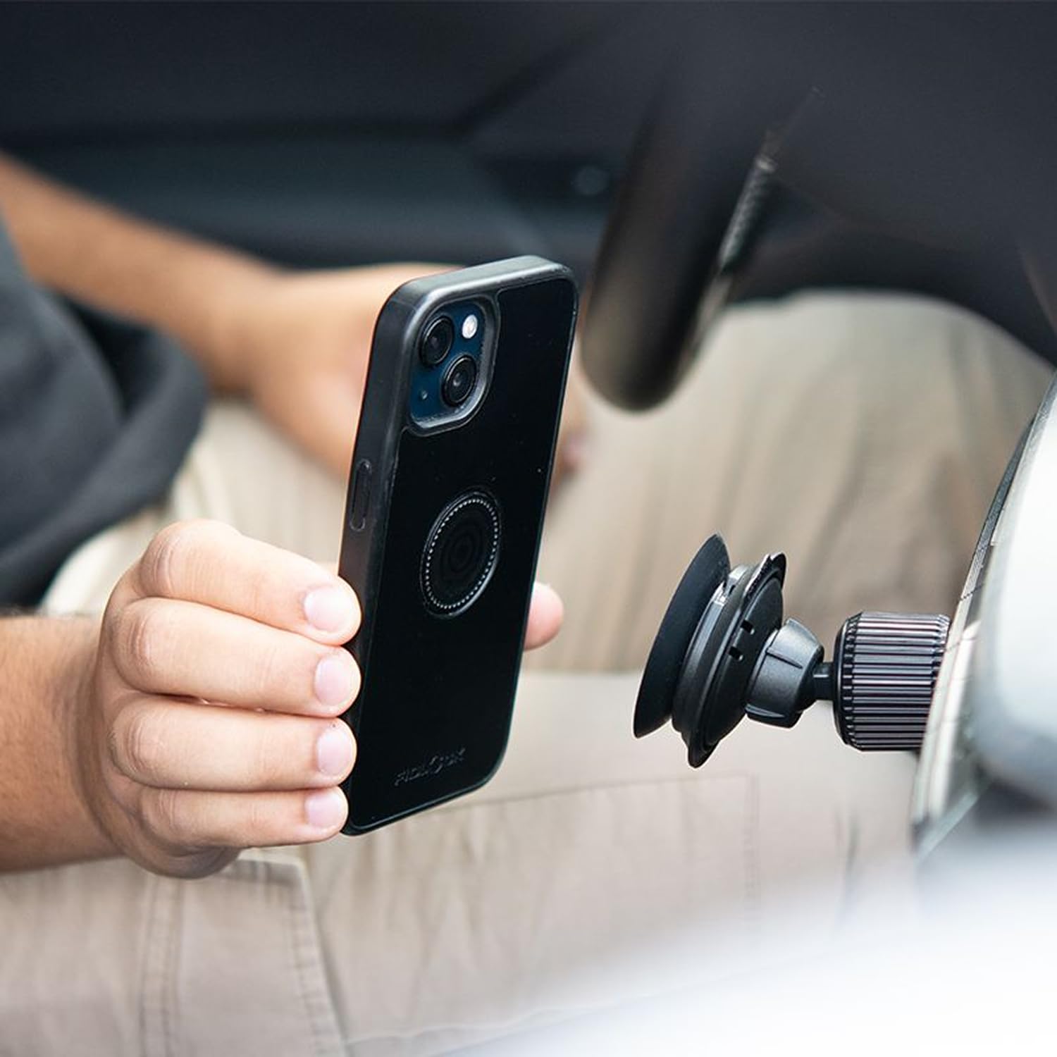 Fidlock Soporte magnético para teléfono móvil, ventilación compatible con todos los iPhone, Samsung, Huawei, Xiaomi, Xiaomi