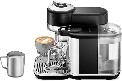 Miniatura 4 de Breville Nespresso Vertuo Creatista - Cafetera de una sola porción, máquina de café expreso, trufa negra