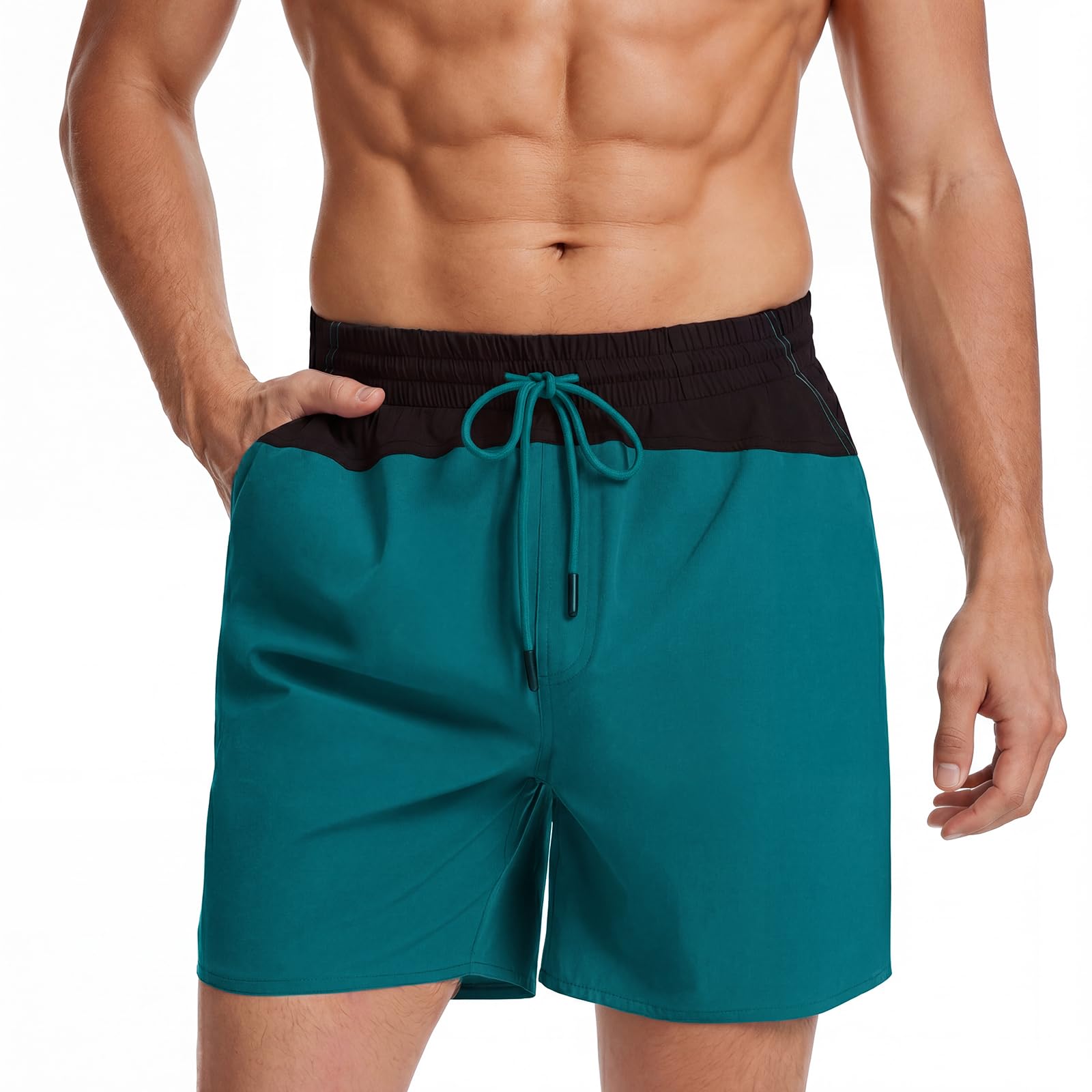 Atforna Badehose für Herren Badeshorts mit Kompression Atmun