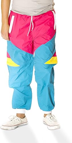 Vista 5 de Funny Guy Mugs Pantalones cortavientos retro neón de los años 80 y 90