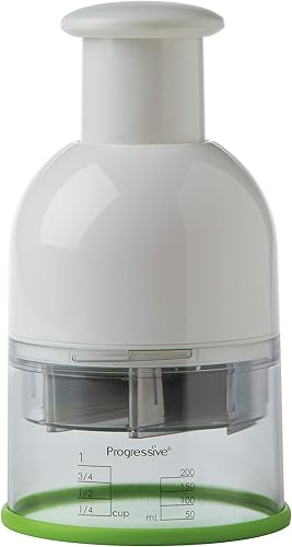 Prepworks by Progressive - Picador de alimentos, blanco/verde