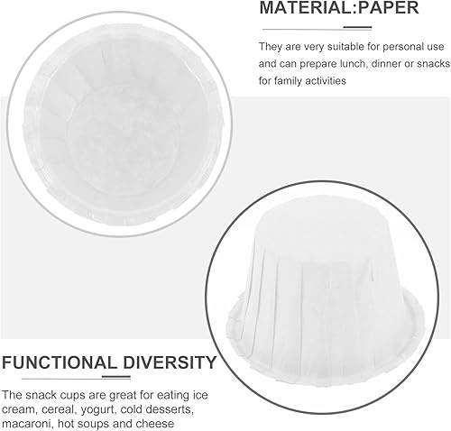 Miniatura 4 de HEMOTON 100 forros estándar para cupcakes, envoltorios de cupcakes de grado alimenticio, antiadherentes, a prueba de grasa, forros para muffins de