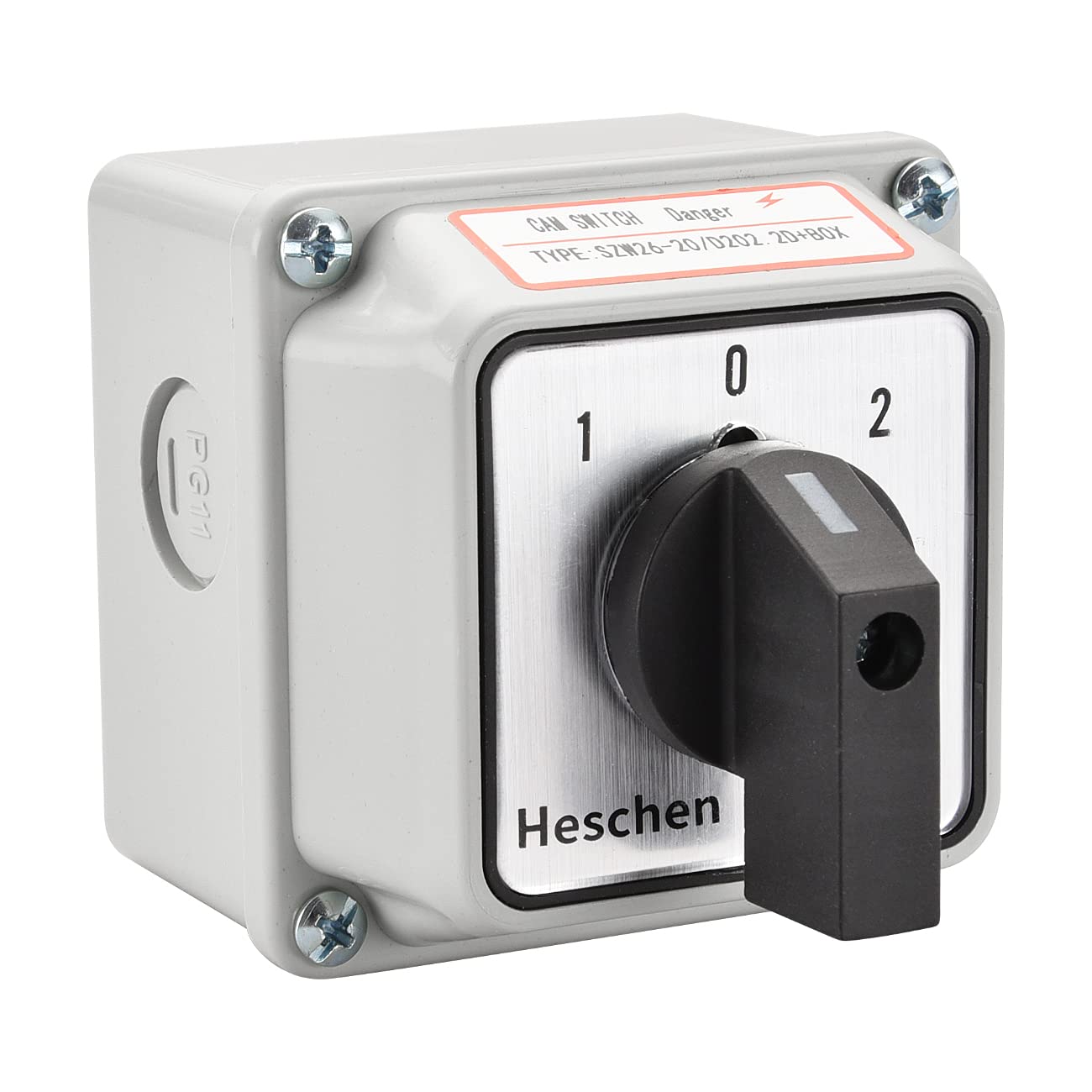 Heschen Universal Rotary Cam Selector Changeover Switch SZW2620/D202.2D with Master Switch