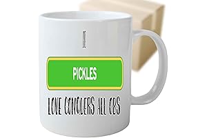 Pickle Your Fancy with Our Ceramic Mug: A Delightful Gift for Pickle Lovers