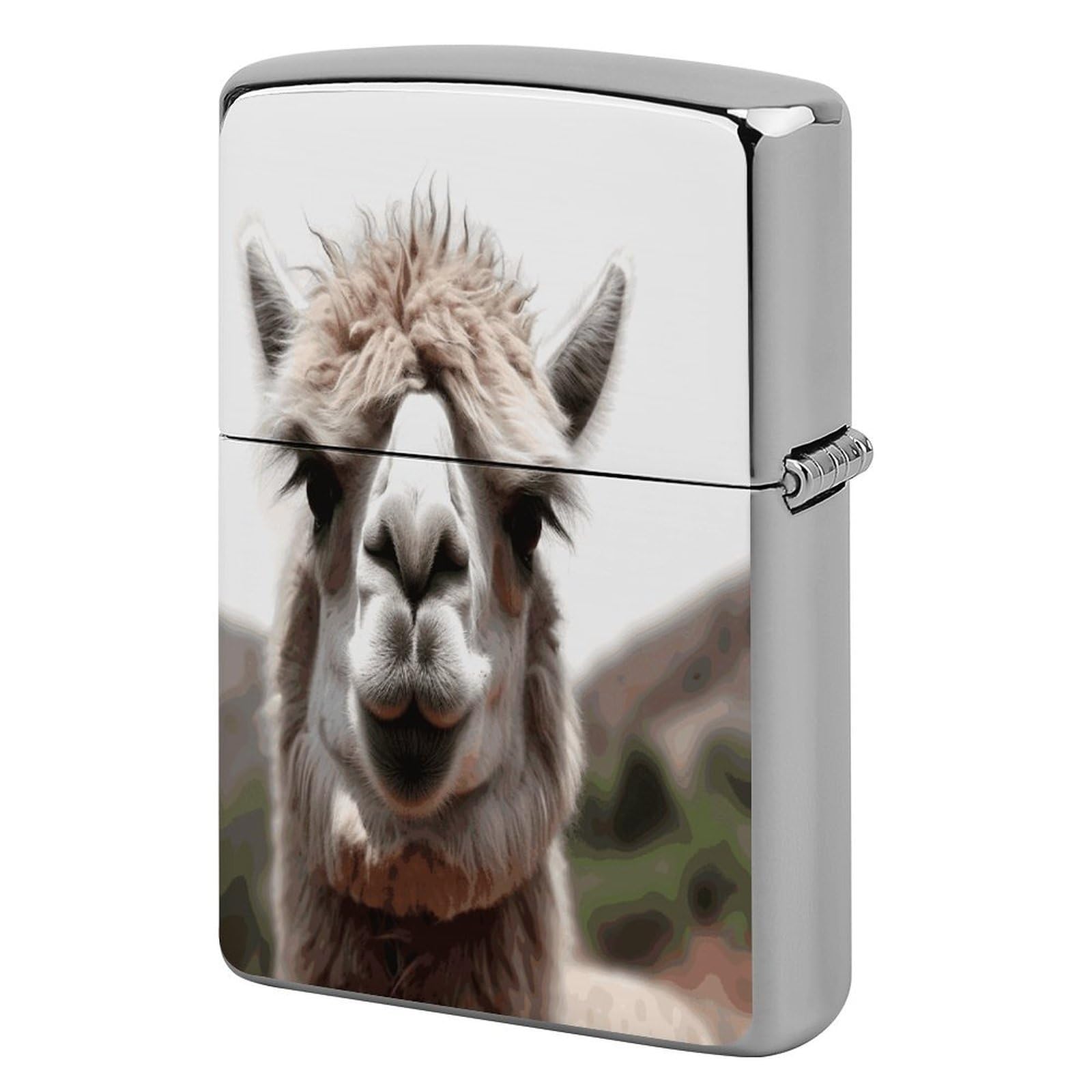 Fekiloot Style Funny Alpaca Llama Lighter Case Cover Lighter Holder