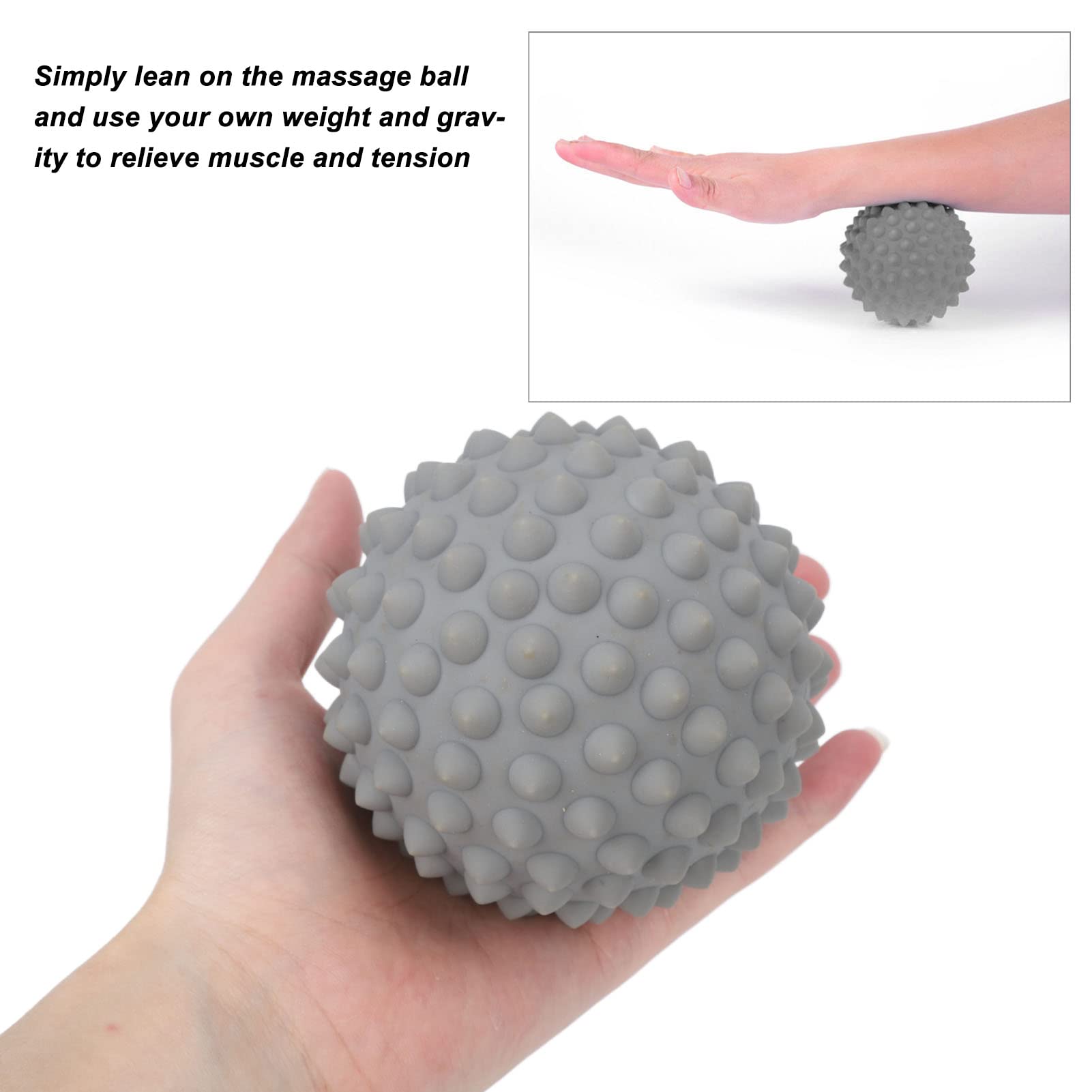 Yinhing Spiky Massage Balls for Foot Myofascial Release Trigger Point Foot Massage for Plantar Fasciitis Exercise and Yoga - Image 4