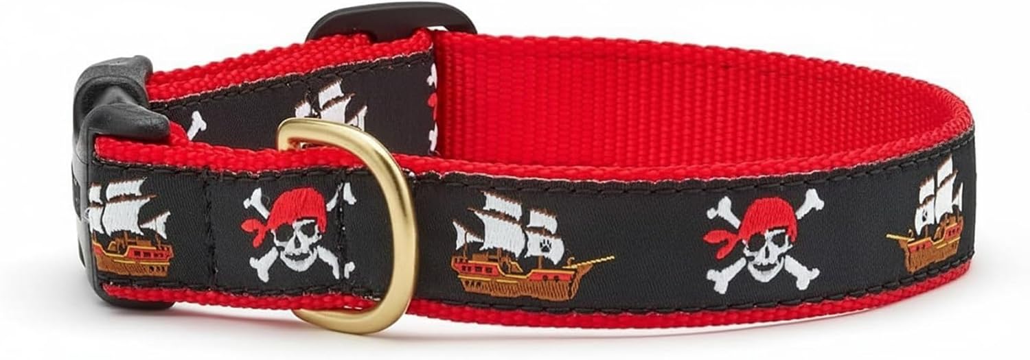 Up Country Dog Collar - Pirate/Medium Narrow
