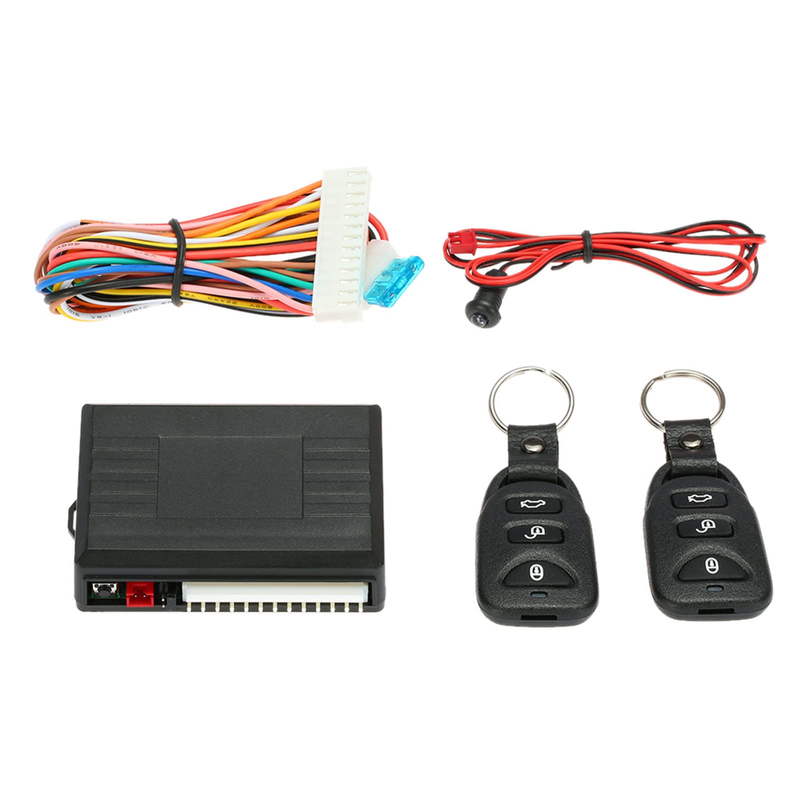 Shkalacar Blocco centralizzato kit di custodia telecomando centrale universale sistema ingresso senza chiave con serratura porta auto pulsante sblocco bagagliaio