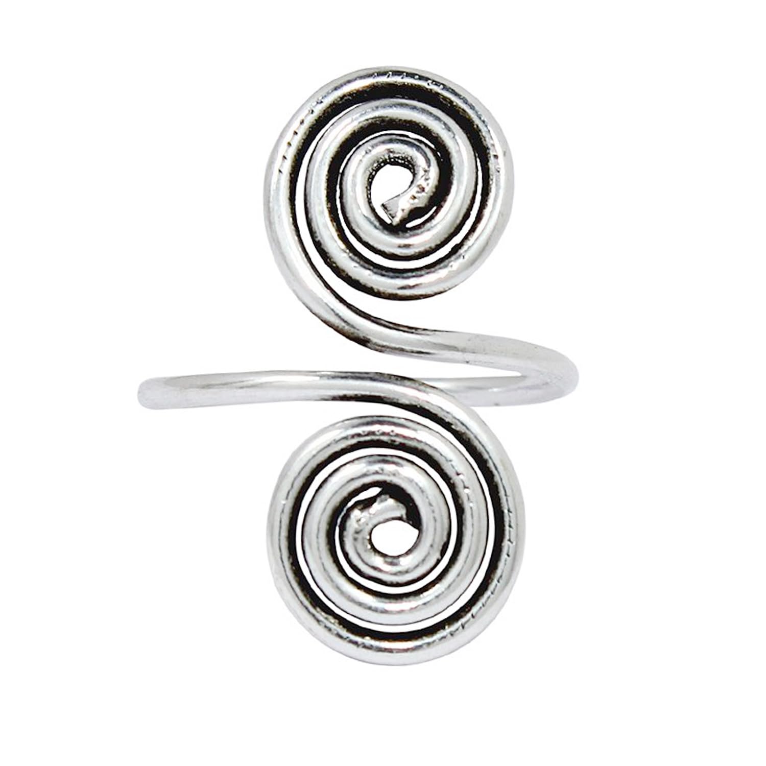 vama FASHIONS Traditional Adjustable Antique Oxidised Germen Silver Tone Oxidized Finger Ring For Women & Girls-picture-48