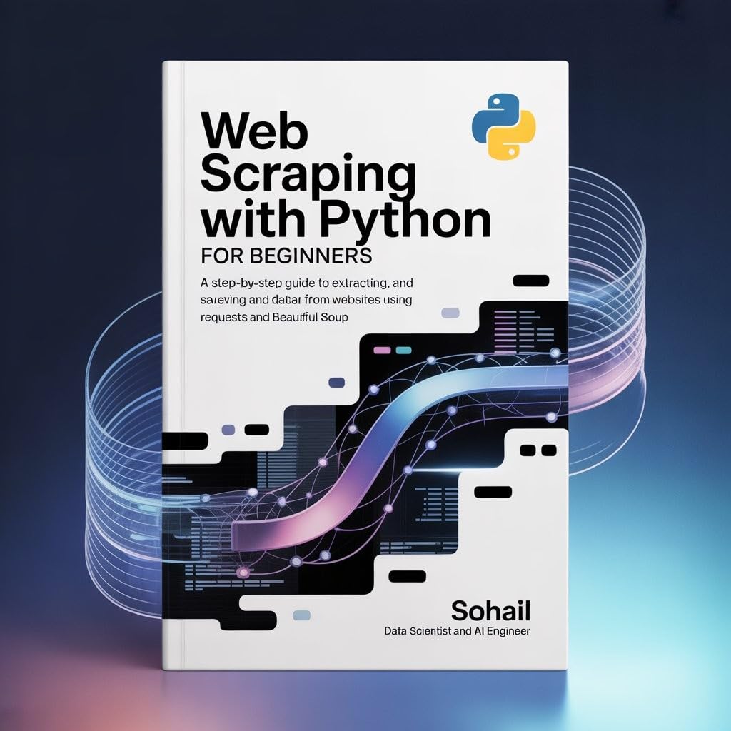 Web Scraping with Python for Beginners: A Step-by-Step Guide to Extracting, Parsing, and Saving Data from Websites Using Requests and Beautiful Soup (The ... Web & Data Scraping Mastery Series Book 1)