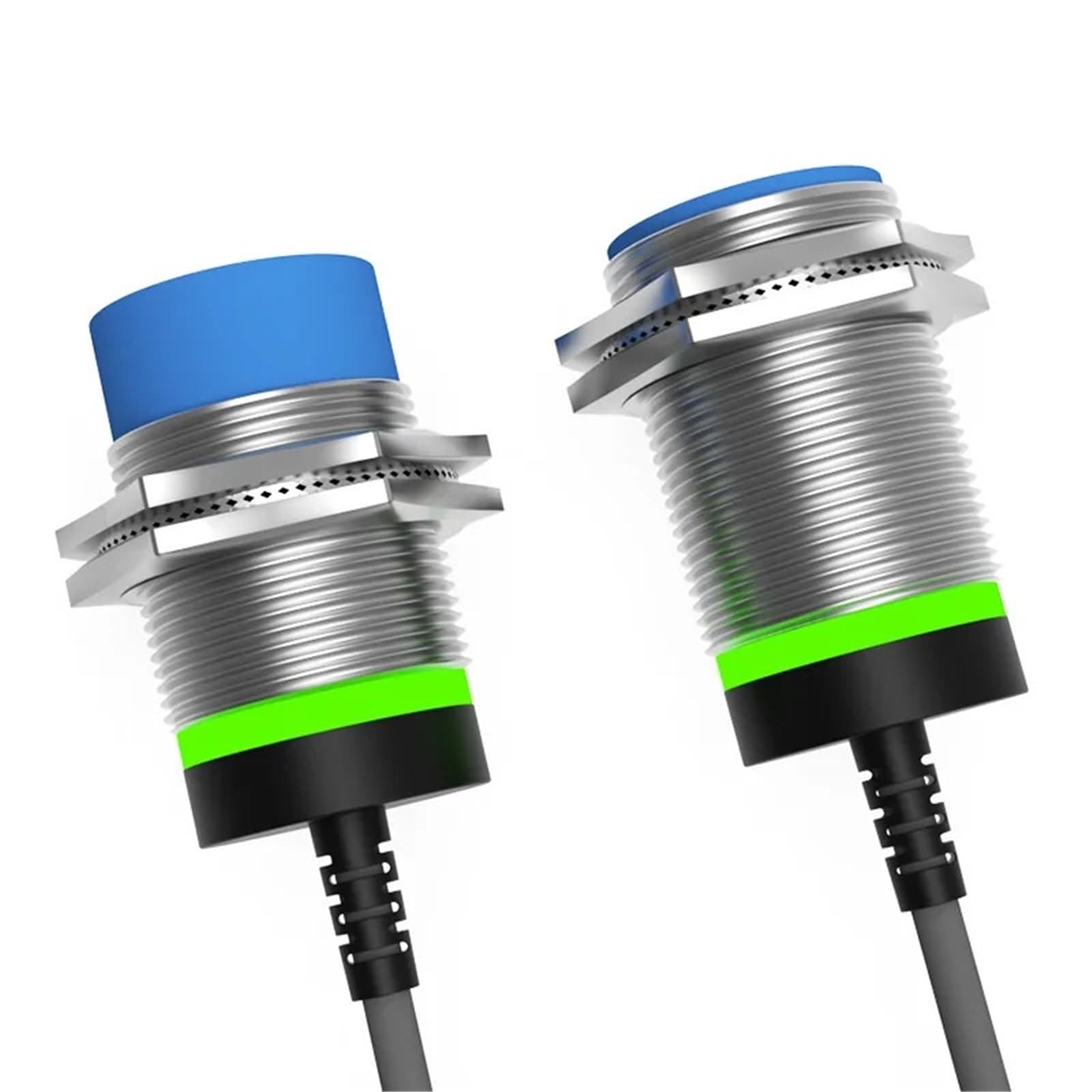 1 szt. Indukcyjny przełącznik zbliżeniowy serii M30 czujnik wykrywający odległość 10 mm spłukiwanie DC 6-36 V NPN PNP z kablem 2 m (DC 3-przewodowy NPN NO)